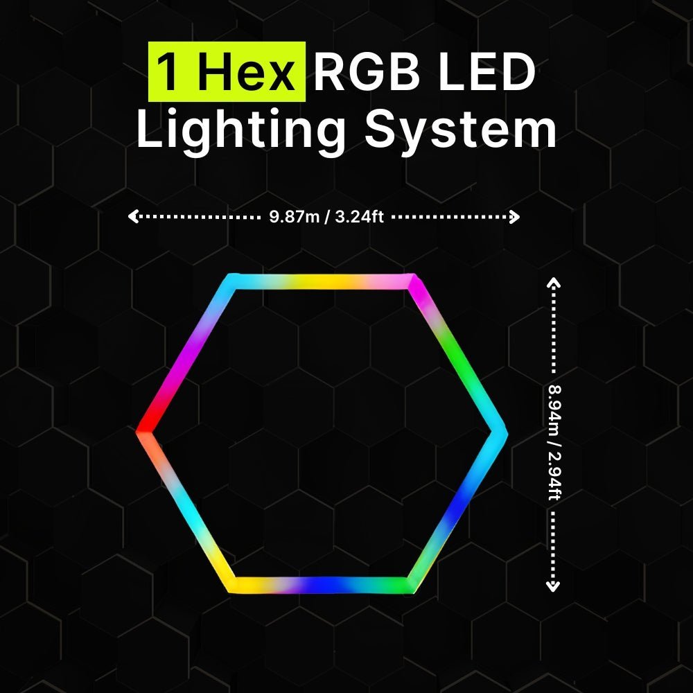 1 Hex Rgb Hexagrid Led Lighting System - Get Lit LED Lighting Store