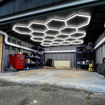 4.13m X 4.76m / 13.54ft 15.61ft HEXAGRID LED LIGHTING SYSTEM - Get Lit LED Lighting Store