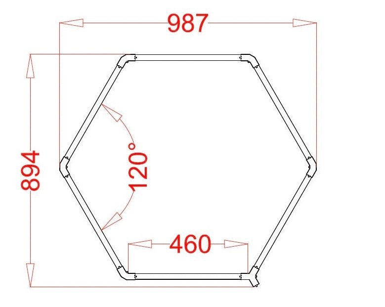 1 Hex Rgb Hexagrid Led Lighting System - Get Lit LED Lighting Store