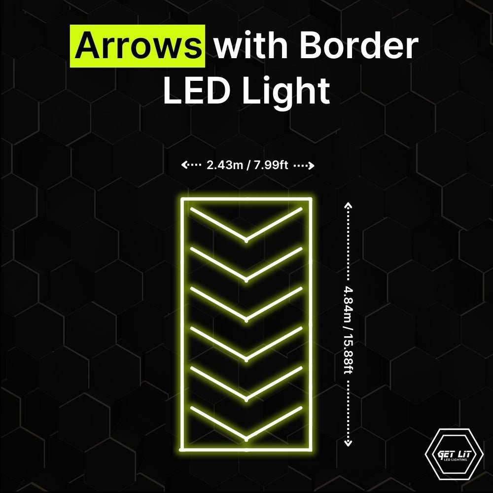 ARROWS WITH BORDER LED LIGHT GL/3038 - Get Lit LED Lighting Store