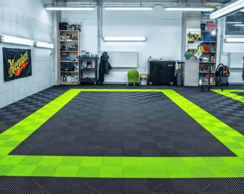 Interlocking Vented Garage Floor Tiles - Get Lit LED Lighting Store