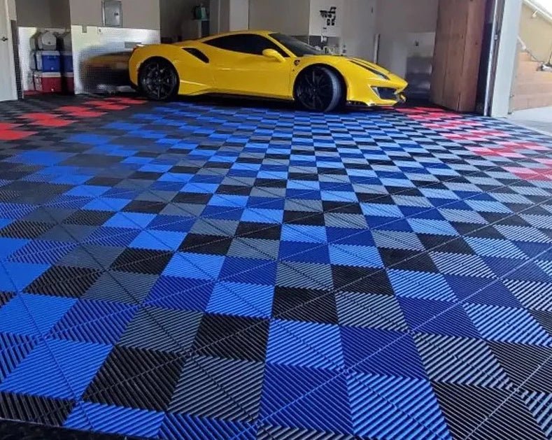 Interlocking Vented Garage Floor Tiles - Get Lit LED Lighting Store