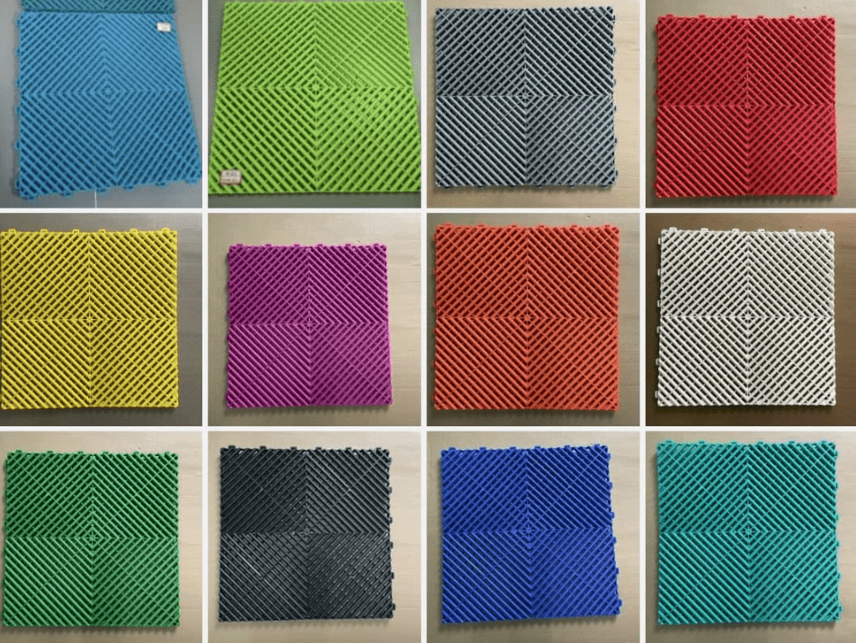Interlocking Vented Garage Floor Tiles - Get Lit LED Lighting Store