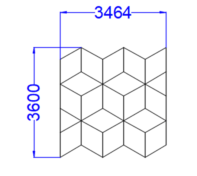 3.47m x 3.6m / 11.39ft x 11.82ft GEO GRID LED LIGHTING SYSTEM - Get Lit LED Lighting Store