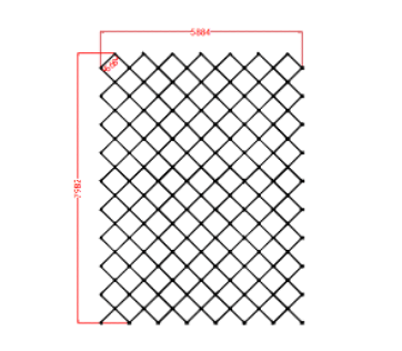 6m x 8m / 19.69ft x 26.25ft Diamond Grid Led Lighting System - Get Lit LED Lighting Store
