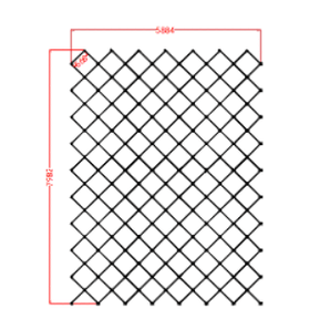 6m x 8m / 19.69ft x 26.25ft Diamond Grid Led Lighting System - Get Lit LED Lighting Store