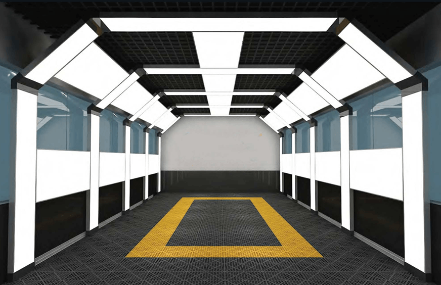 GL/1007: VORTEX PAINT CORRECTION LIGHT TUNNEL - 240mm + 600mm - Get Lit LED Lighting Store