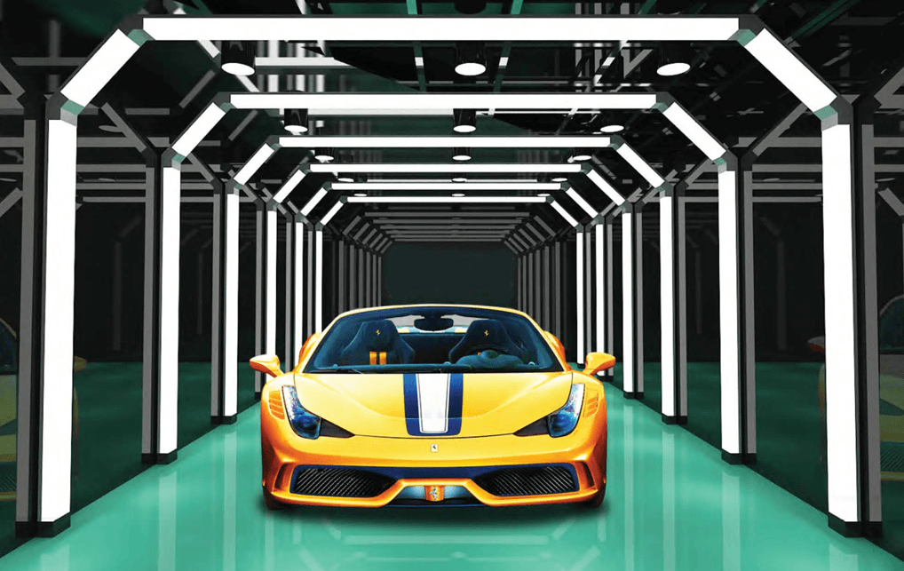 Gl/1009: Vortex Car Detailing Light Tunnel - 100mm - Get Lit LED Lighting Store