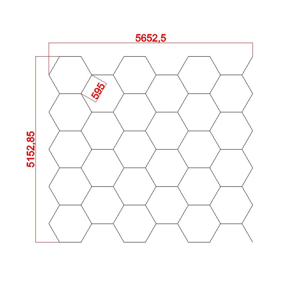 Hexagrid LED Hexagon Ultrabright 6500k LED Hex Lights - 8 Hex Grid