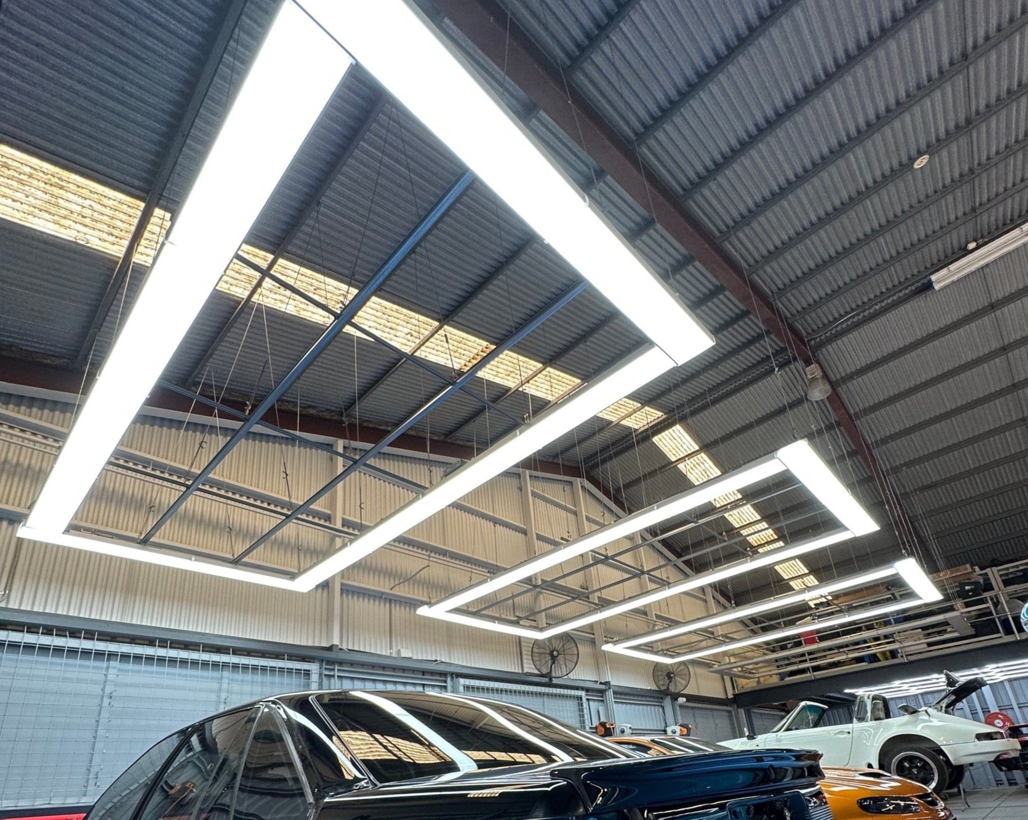 THICK RECTANGLE BORDER GRID LED LIGHT GL/C240 - Get Lit LED Lighting Store