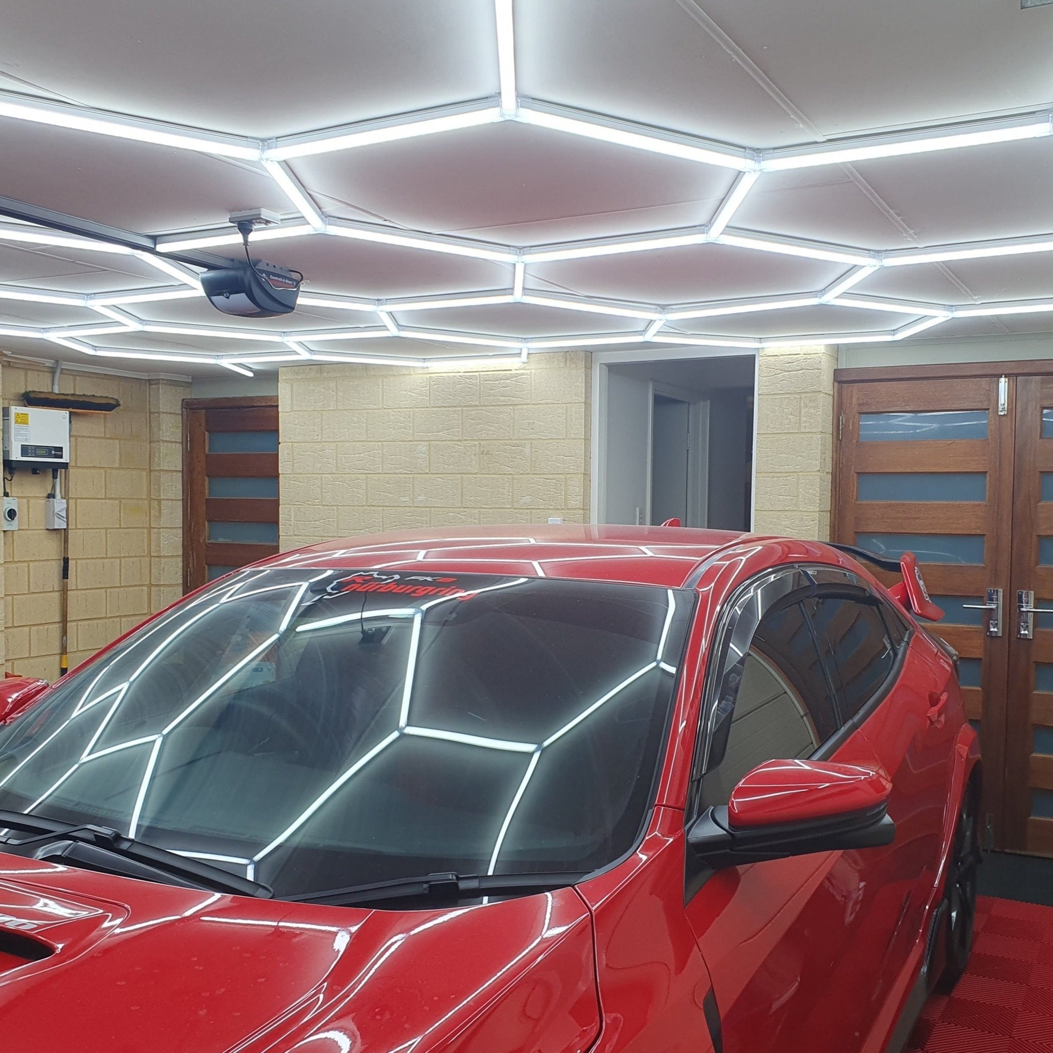 5.7m X 5.7m / 18.7ft X 18.7ft HEXAGRID LED LIGHTING SYSTEM - Get Lit LED Lighting Store