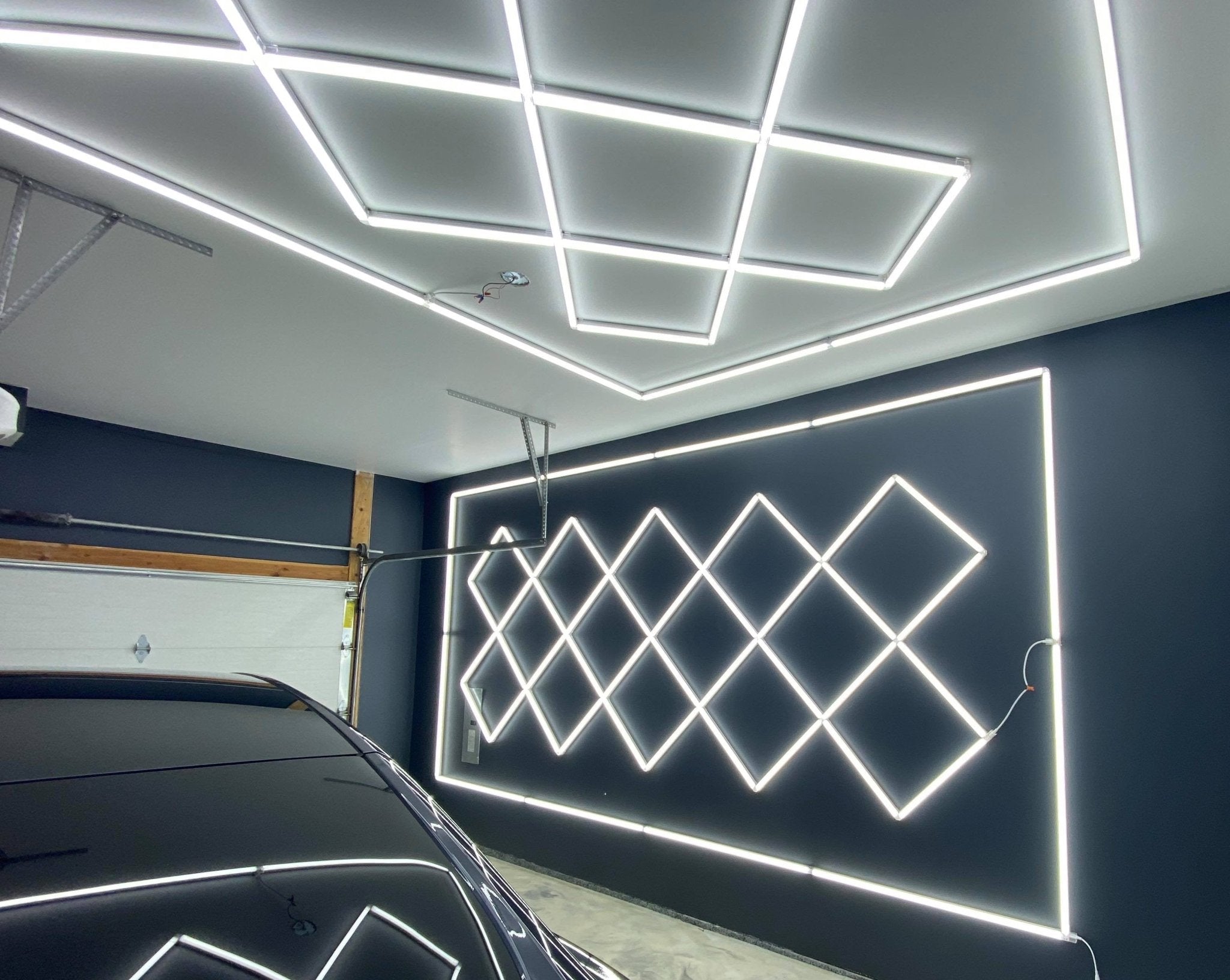 TRIO SQUARE GRID LED LIGHT GL/2018 - Get Lit LED Lighting Store