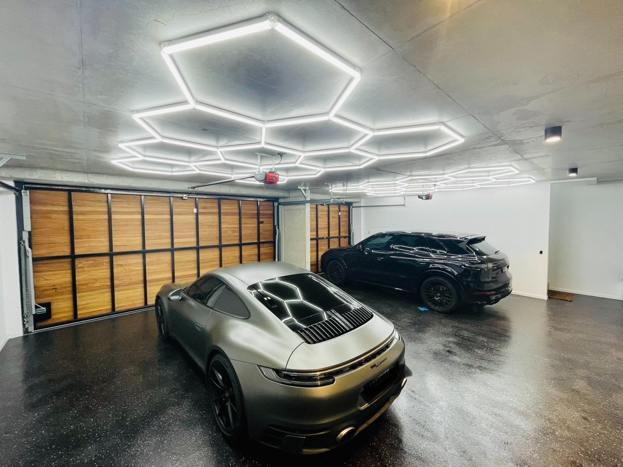 4.12m x 2.97m / 13.53ft x 9.74ft - 434 HEXAGRID LED LIGHTING SYSTEM - Get Lit LED Lighting Store