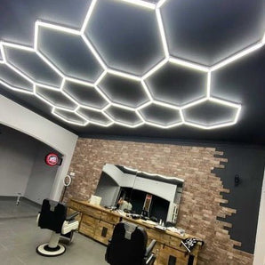 2.42m x 4.20m / 7.95ft x 13.77ft MINI HEXAGRID LED LIGHTING SYSTEM - Get Lit LED Lighting Store