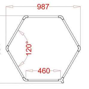 1 Hex Rgb Hexagrid Led Lighting System - Get Lit LED Lighting Store