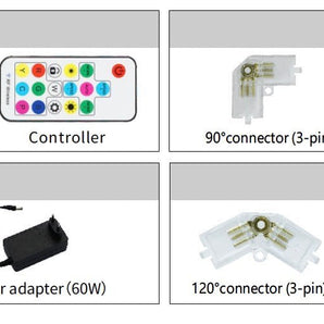 7 Circle Hex Rgb Hexagrid Led Lighting System - Get Lit LED Lighting Store