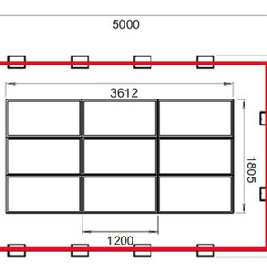 PANEL SOFT BOX LED LIGHT + 12 SURROUNDING FLOOD LIGHTS: GL/1016 - 1 - Get Lit LED Lighting Store