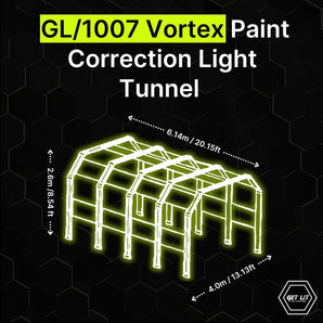 GL/1007: VORTEX PAINT CORRECTION LIGHT TUNNEL - 240mm + 600mm - Get Lit LED Lighting Store