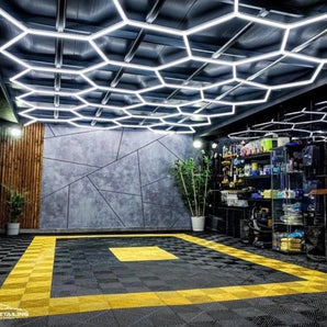 Interlocking Vented Garage Floor Tiles - Get Lit LED Lighting Store