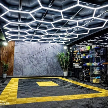 Interlocking Vented Garage Floor Tiles - Get Lit LED Lighting Store