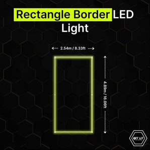 RECTANGLE BORDER LED LIGHT GL/C80 - Get Lit LED Lighting Store