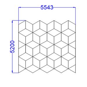 5.54m x 5.2m / 18.18ft x 17.07ft GEO GRID LED LIGHTING SYSTEM - Get Lit LED Lighting Store