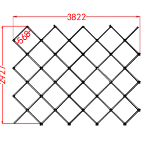 4m x 3m / 13.13ft x 9.85ft Diamond Grid Led Lighting System - Get Lit LED Lighting Store