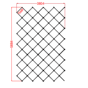 4m x 6m / 13.13ft x 19.69ft Diamond Grid Led Lighting System - Get Lit LED Lighting Store