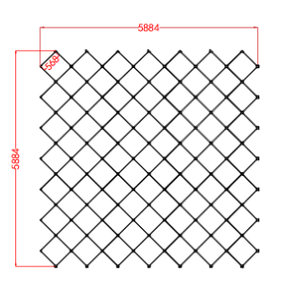 6m x 6m / 19.69ft x 19.69ft Diamond Grid Led Lighting System - Get Lit LED Lighting Store