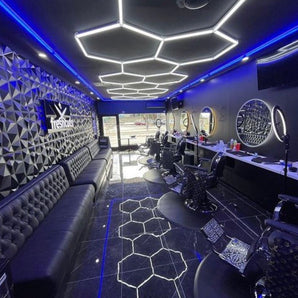 HEXAGRID LED LIGHTING SYSTEM WITH COLOUR BORDER - Get Lit LED Lighting Store