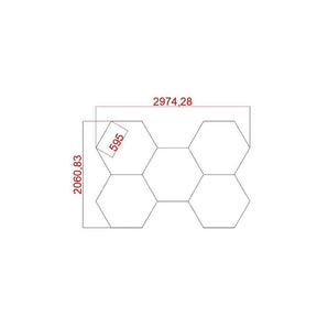 5 PACK HEXAGRID LED LIGHTING SYSTEM - Get Lit LED Lighting Store