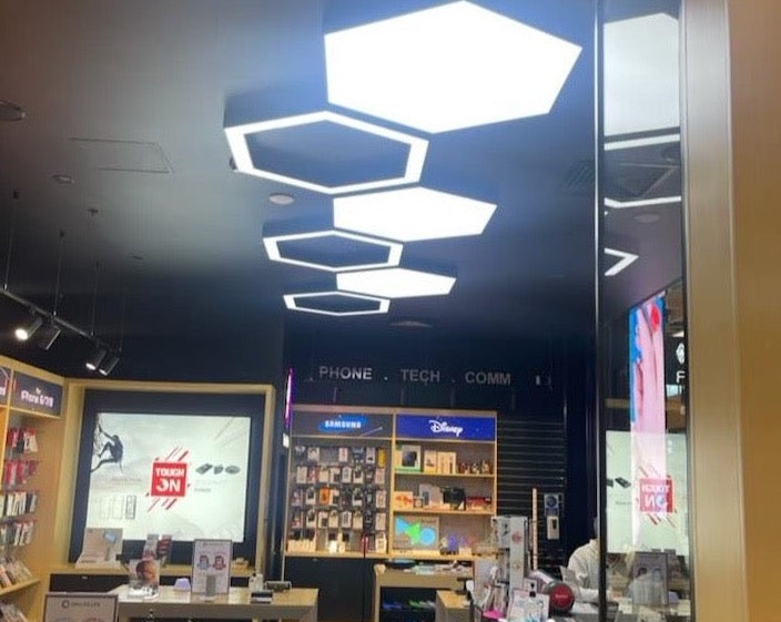 HEXAGON PENDANT LED LIGHT GL/C201 - Get Lit LED Lighting Store
