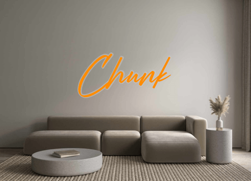 Custom Neon: Chunk - Get Lit LED Lighting Store