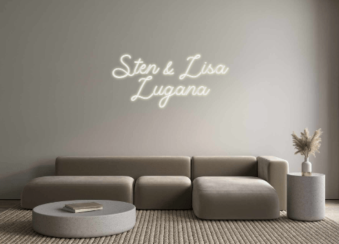 Custom Neon: Sten & Lisa L... - Get Lit LED Lighting Store