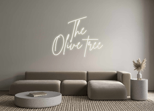 Custom Neon: The Olive tree - Get Lit LED Lighting Store