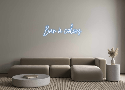 Custom Neon: Bar à colors - Get Lit LED Lighting Store