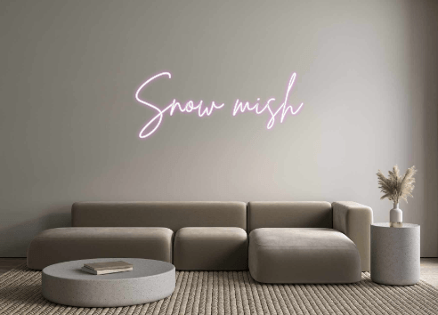 Custom Neon: Snow mish - Get Lit LED Lighting Store