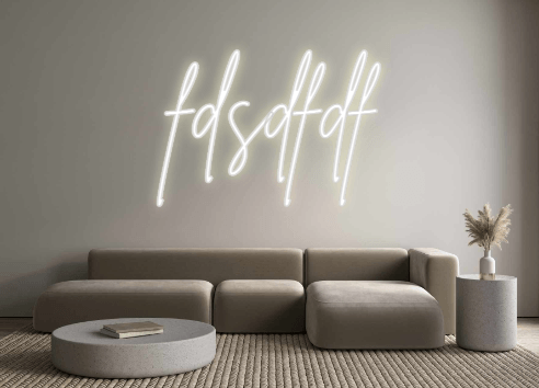 Custom Neon: fdsdfdf - Get Lit LED Lighting Store