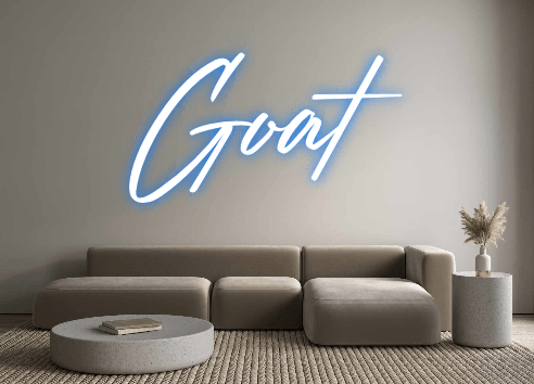 Custom Neon: Goat - Get Lit LED Lighting Store