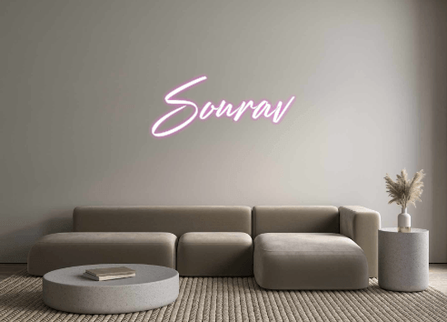 Custom Neon: Sourav - Get Lit LED Lighting Store