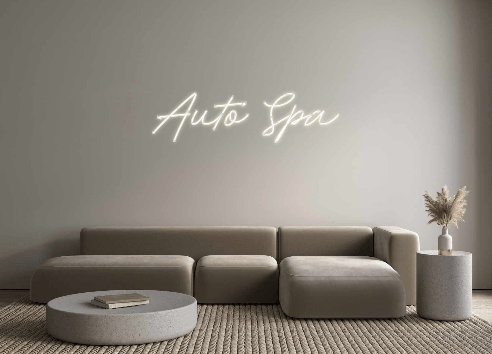 Custom Neon: Auto Spa - Get Lit LED Lighting Store