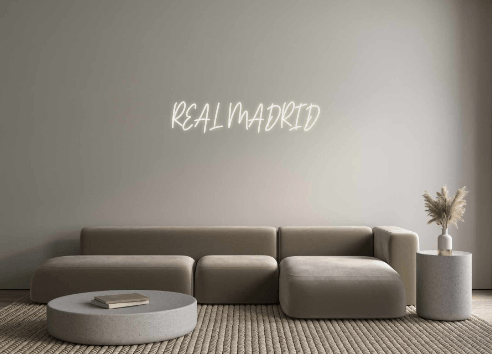 Custom Neon: REAL MADRID - Get Lit LED Lighting Store