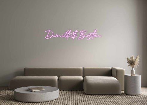 Custom Neon: Dimitti&Boston - Get Lit LED Lighting Store