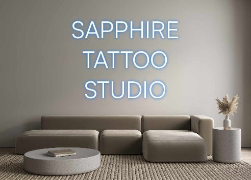 Custom Neon: SAPPHIRE TAT... - Get Lit LED Lighting Store